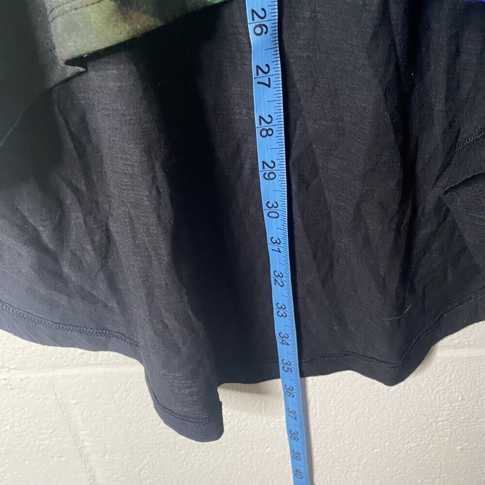 Express Hi Low Strapless Dress Multi Color SZ S Black Green Stretch New - Picture 11 of 14